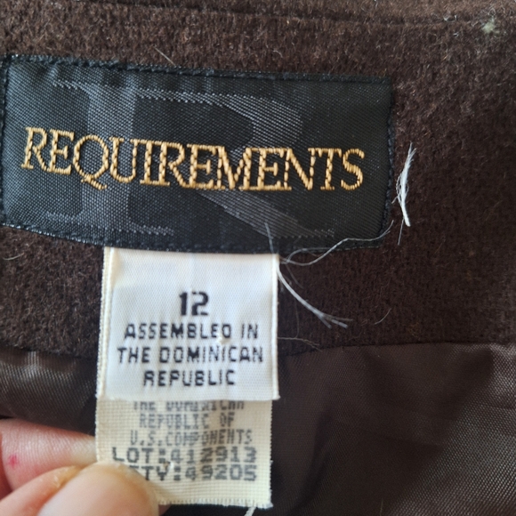 Brown Women's Blazer 100% Wool - Picture 6 of 8